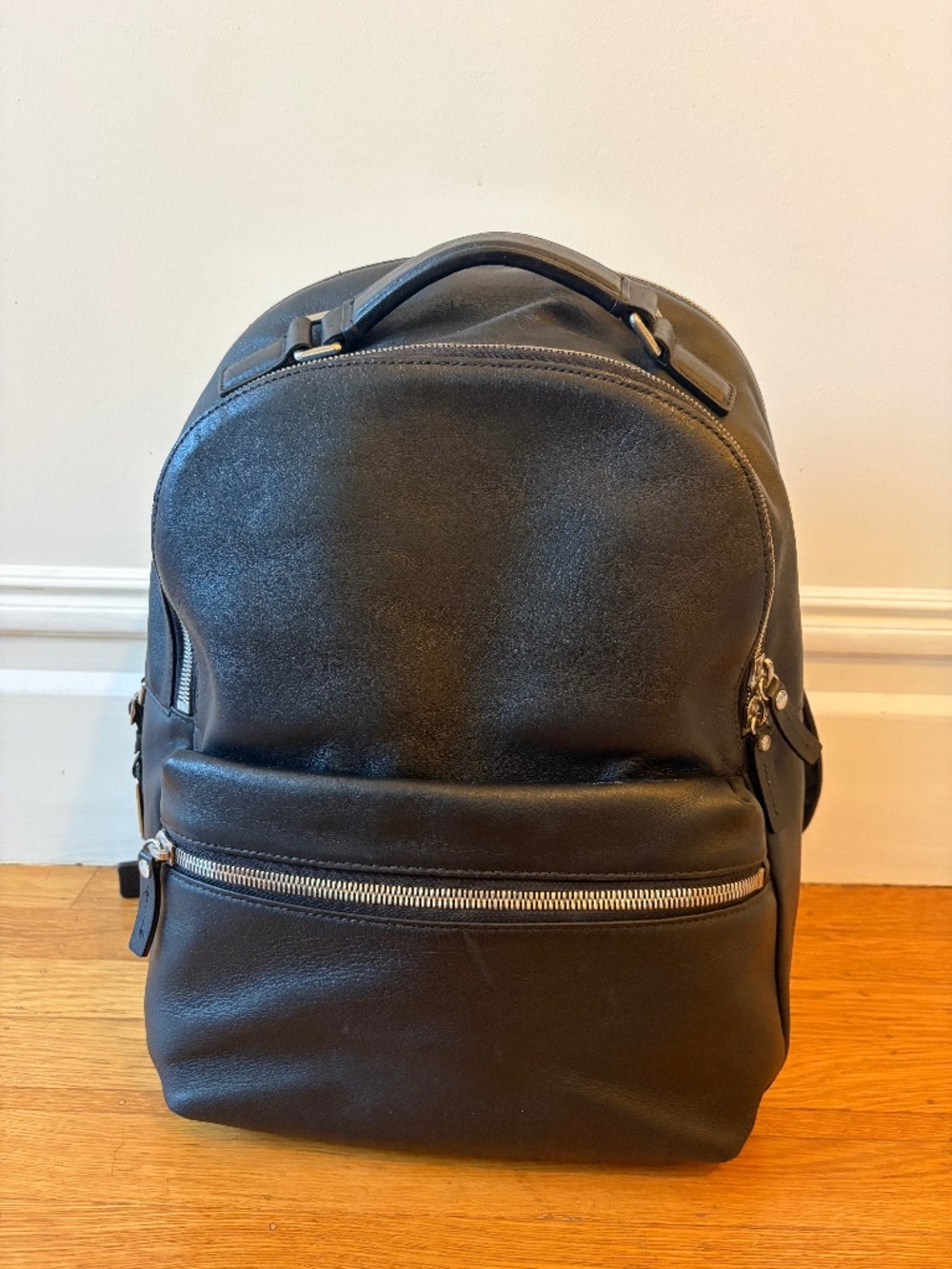 Shinola Runwell Backpack – Black Leather